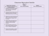 Sample Of Classroom Teacher Observation Report And Sample Report After Classroom Observation