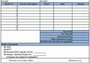 Sample Of Cleaning Service Invoice And Format Of Service Tax Invoice For Rent