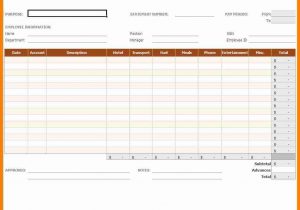 Sample Of Expense Report In Excel And Expense Report Excel Sample