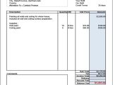 Sample Of Invoice For Cleaning Service And Sample Format Of Service Invoice
