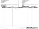Sample Service Invoice Template And Format Of Service Invoice In Excel