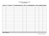 Sample Tax Expense Sheet And Monthly Expense Report Form