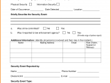 Security Guard Incident Report Sample And Security Incident Report Format