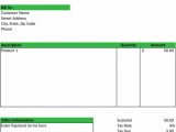 Service Bill Format In Word And Blank Service Invoice Template Free