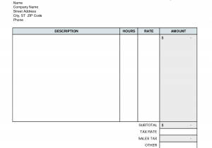 Service Invoice Template Excel 2007 And Free Invoicing Software For Small Business