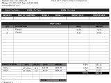 Simple Bill Format And Small Business Invoice Template