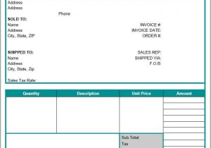 Simple Invoice Template And Simple Invoice Template Free