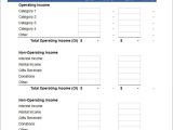 Small Business Spreadsheet For Income And Expenses And Business Profit And Loss Statement For Self Employed