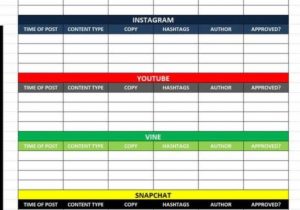 Social Media Marketing Report Template And Social Media Report Card Template