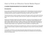 Social Media Report Template Excel And Social Media Report Format