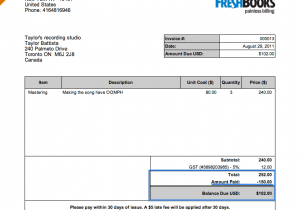 Tax invoice template excel and paypal template invoice