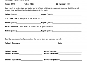 Template For Auto Bill Of Sale Free And Car Bill Of Sale Blank Form