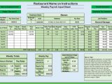 Time Clock Spreadsheet Excel and Weekly Timesheet Template Excel Free Download