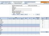 Time Management Excel Spreadsheet