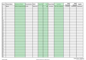 Tool Inventory Sheet Template and Free Excel Inventory Tracking Spreadsheet