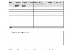 Travel Expense Report Template And Travel Expense Report Template Free