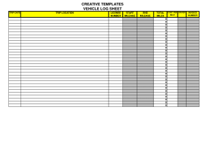 Truck Driver Log Sheet Template And Daily Work Templates Free Download