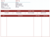 Trucking Invoice Template Excel And Transport Bilty Sample
