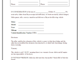 Vehicle Bill Of Sale Template Fillable Pdf And Printable Bill Of Sale For Car