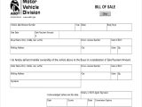 Vehicle Bill Of Sale Template Texas And Vehicle Bill Of Sale Oklahoma Template