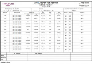 Visual Weld Inspection Report Format And Welding Visual Inspection Report Sample