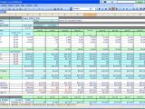 accounting spreadsheet template free sample