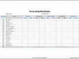 accounting templates excel worksheets sample
