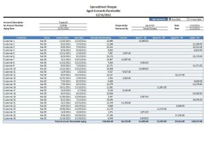 accounts payable and receivable template excel sample