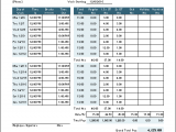 basic monthly timesheet template