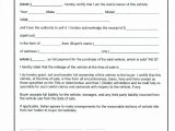 Bill of sale personal property template