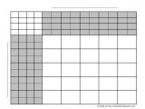 blank 100 square grid printable sample