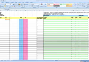 blank spreadsheet to print sample 1
