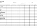blank spreadsheet to print sample