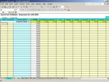 bookkeeping excel template