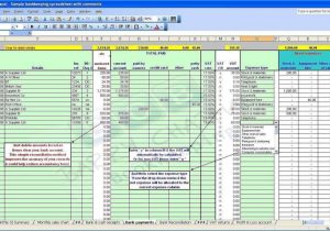 bookkeeping spreadsheet template