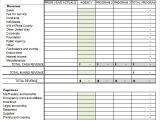 budget forms to print sample