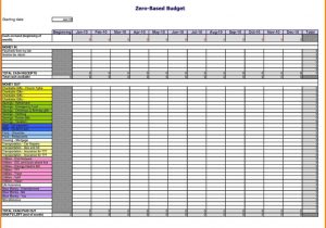 budget spreadsheet template excel