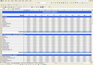 business budget template excel sample 4