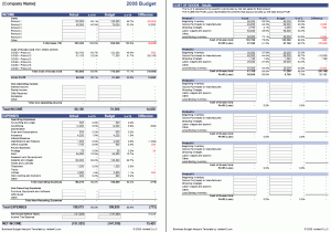 business expenses template free download
