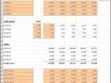 business plan financial projections template excel sample