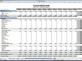business plan template excel sample 1