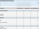 contract tracking spreadsheet excel sample