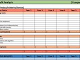 cost benefit analysis template excel microsoft sample