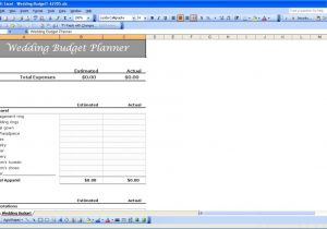detailed wedding budget template