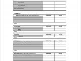 event budget template doc sample