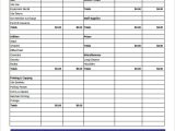 event budget template xls sample