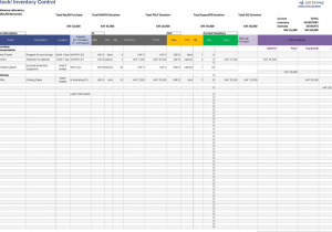 excel inventory management template