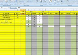 excel inventory tracking sample 1