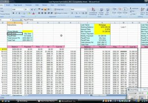 excel loan payment template