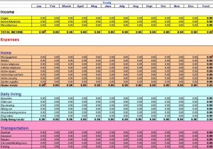 excel monthly budget template 3